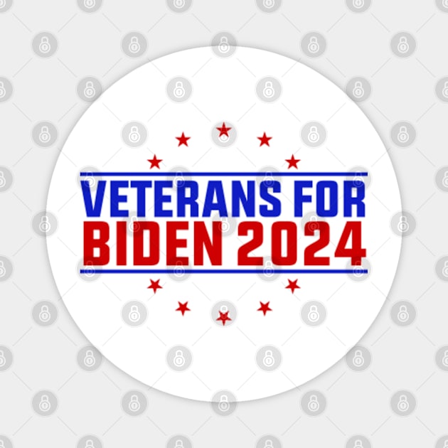 Veterans For Biden 2024 Magnet by GreenCraft